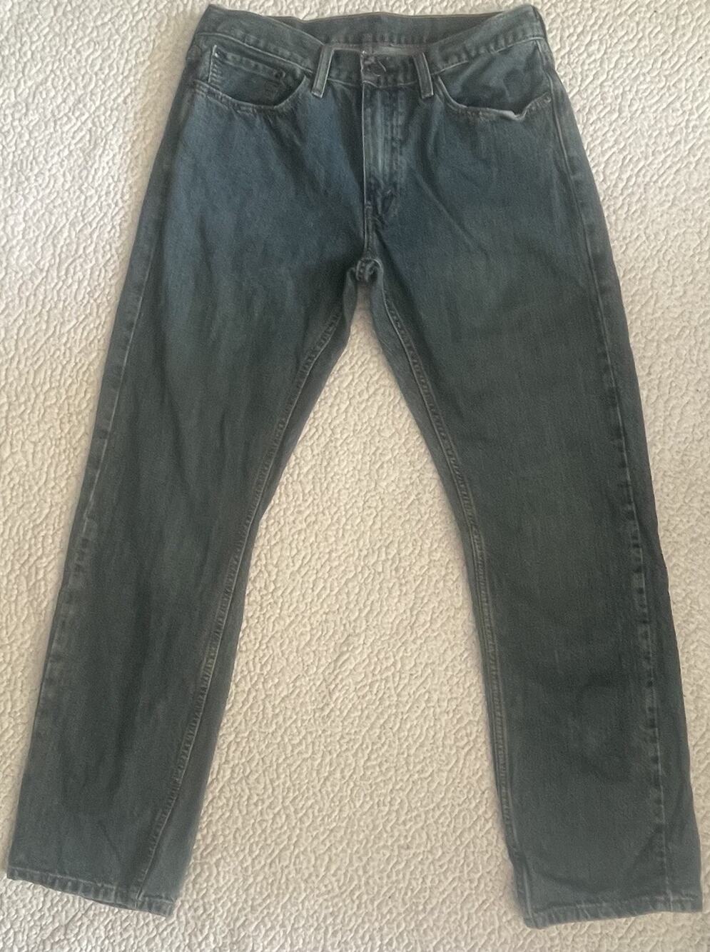 Levi's 559 Relaxed Straight Jeans Mens Tag 32x32 Actual 32x31 Blue Denim Work